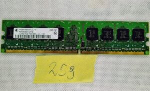 Mémoire de bureau 512 Mo 1Rx8 PC2-4200U-444-11-A1 HYS64T64000HU-3.7-A