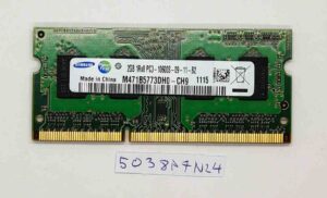 Mémoire RAM 2 Go 1Rx8 PC3-10600S pour ordinateur portable Fujitsu LifeBook AH531 – Pièce de rechange d'origine