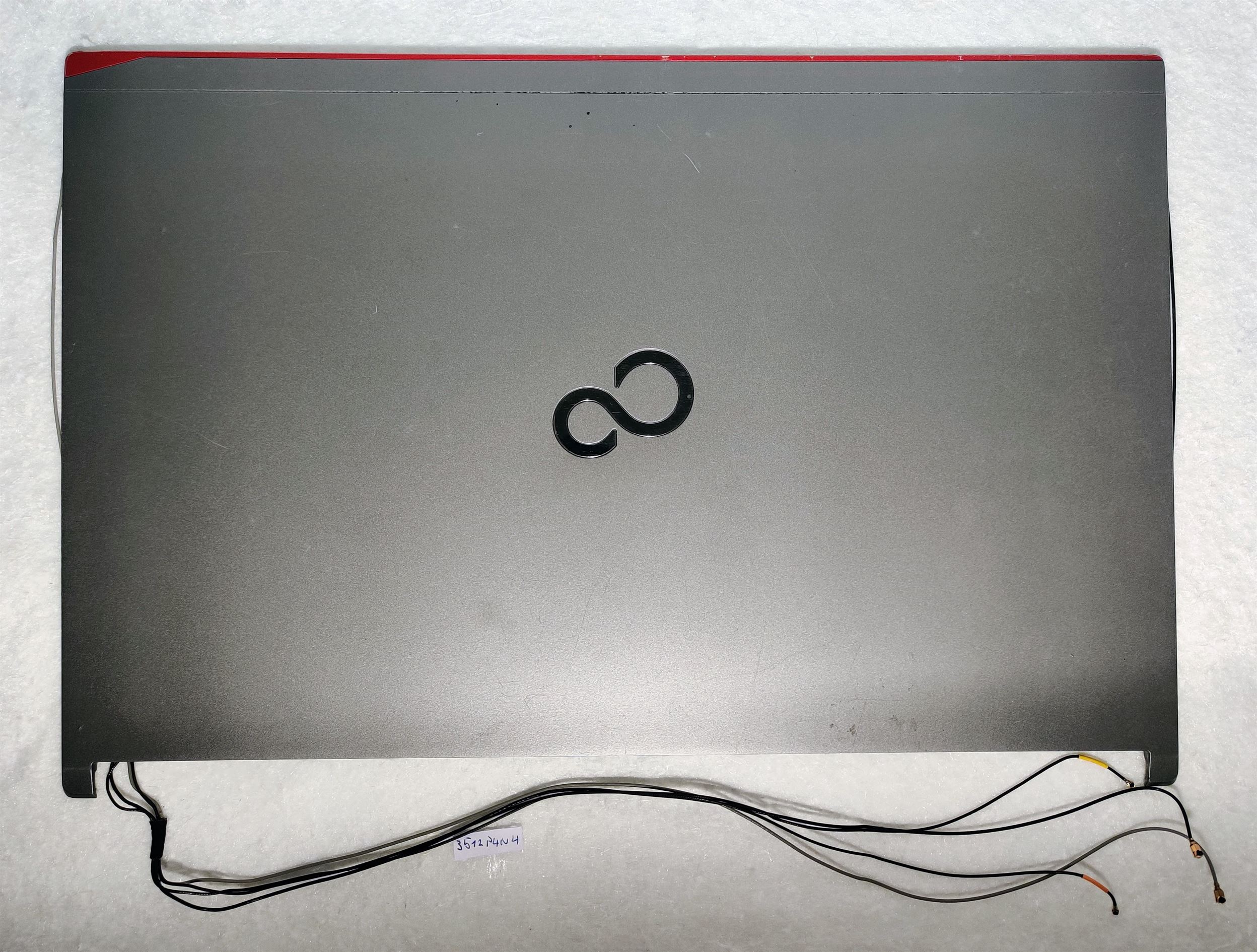 Couvercle arrière de l'écran LCD du Fujitsu Lifebook E754, pièce de rechange