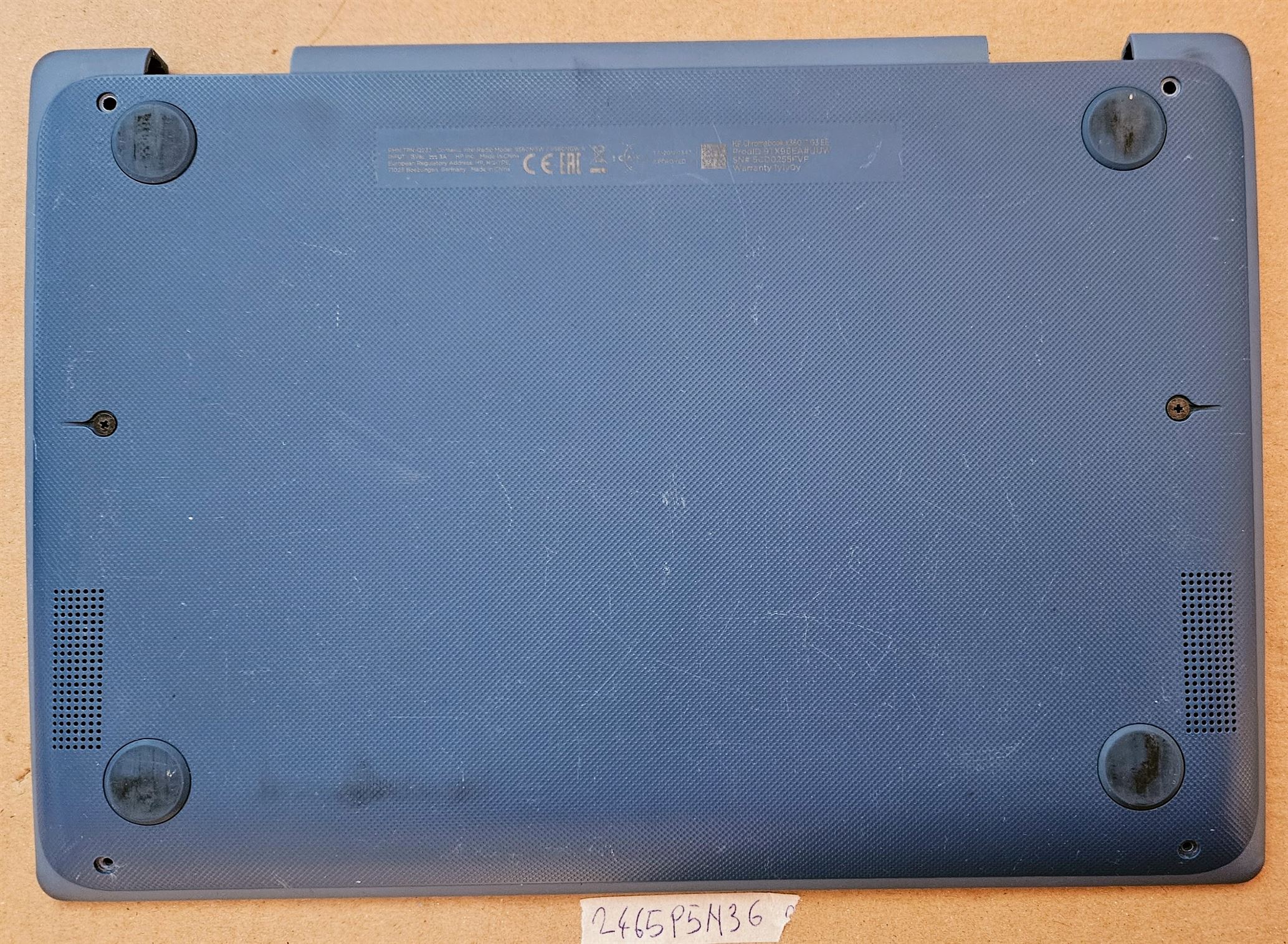 Cache inférieur d'origine pour Chromebook X360 11 G3 EE – Pièces d'origine pour ordinateur portable