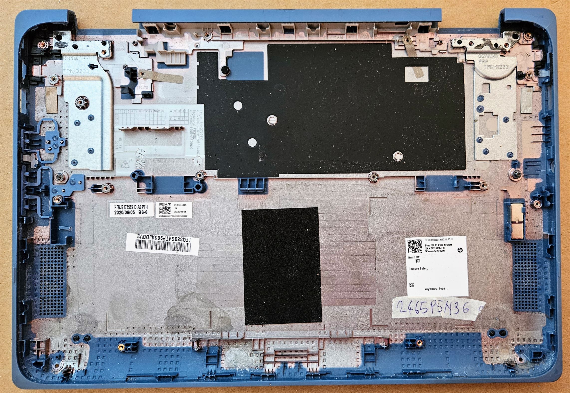 Cache inférieur d'origine pour Chromebook X360 11 G3 EE – Pièces d'origine pour ordinateur portable – Image 2