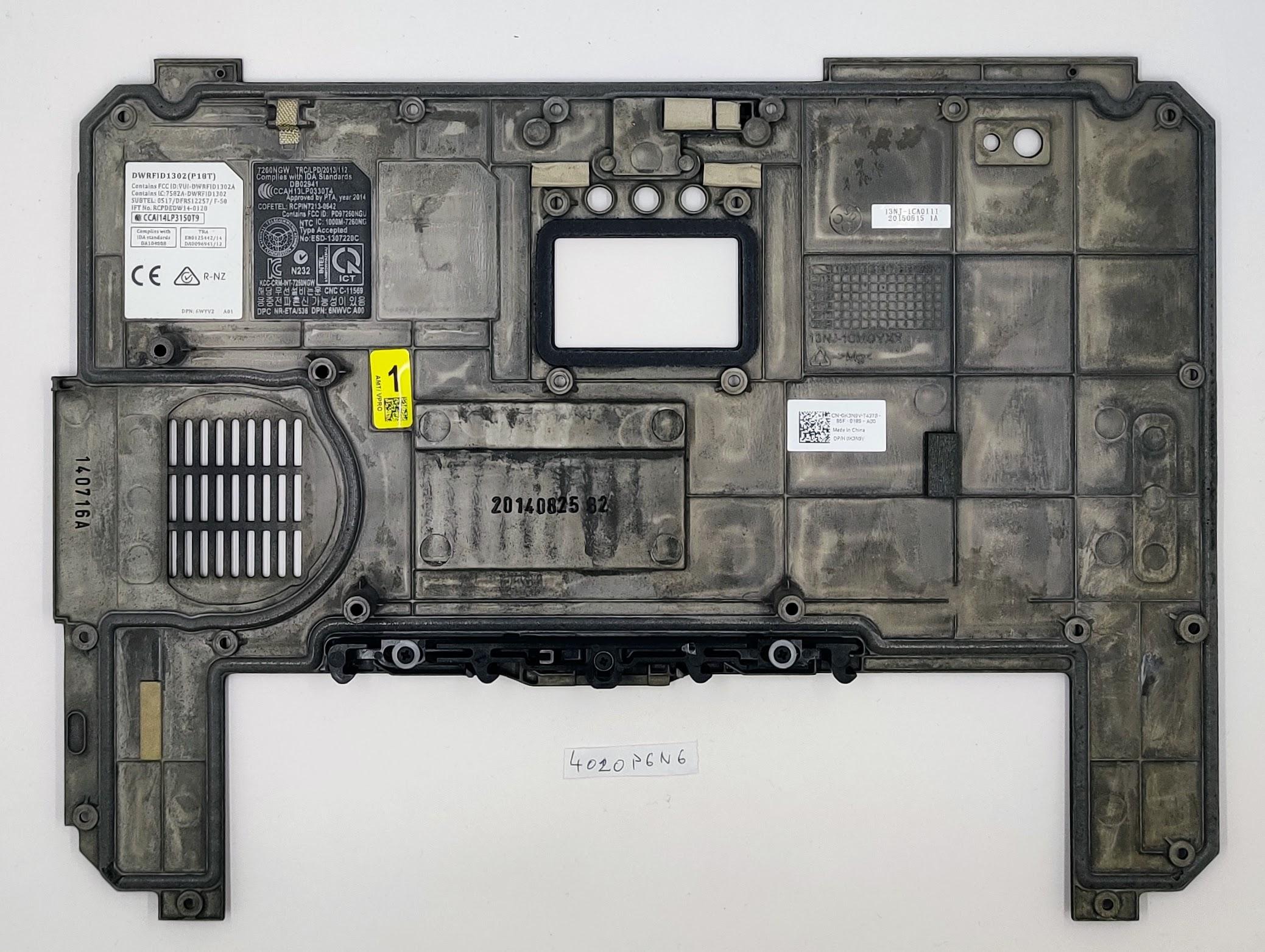 Cache inférieur d'origine pour ordinateur portable Dell Latitude 12 Rugged 7204/7214 – K3N9V – Image 2