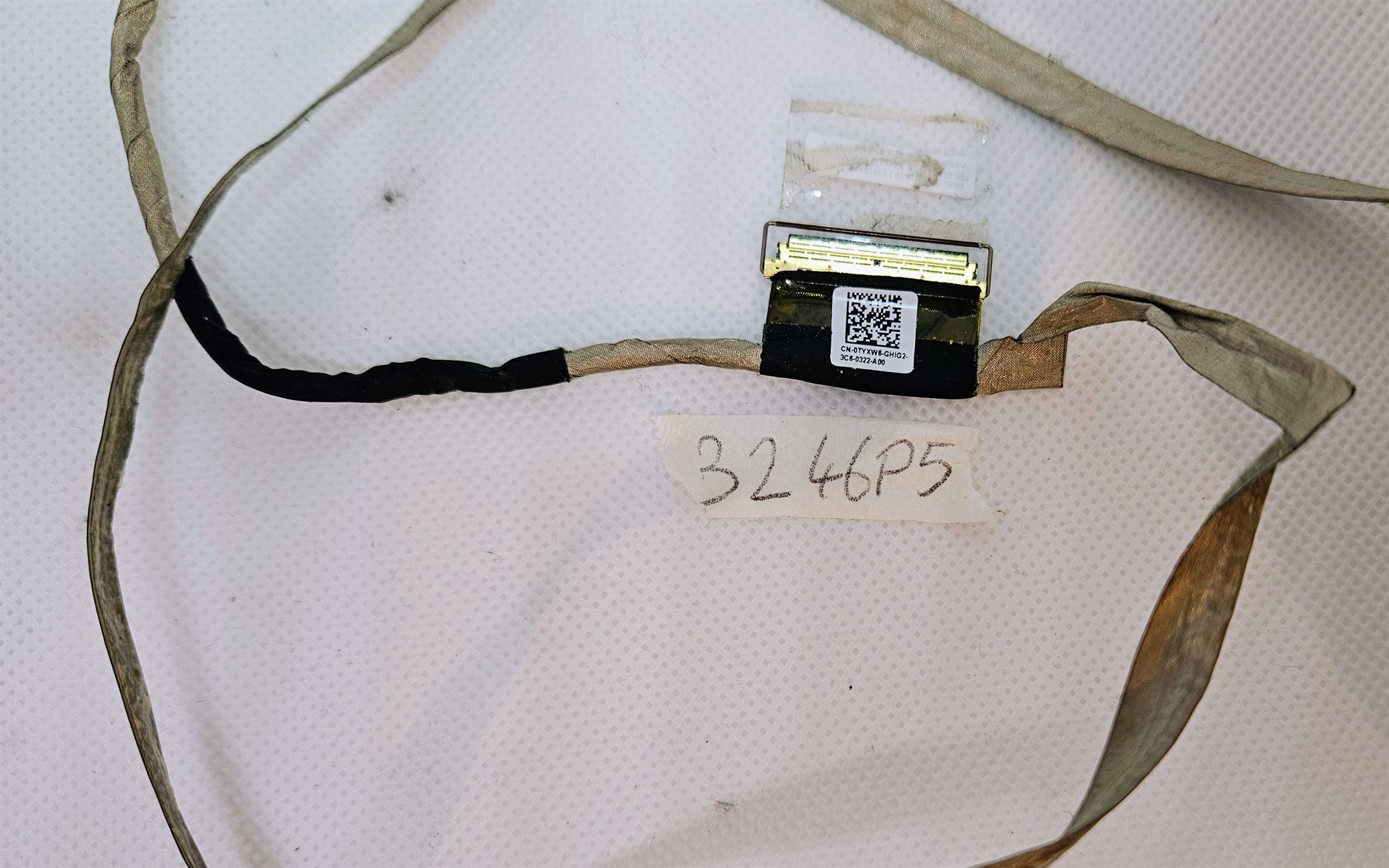 Connecteur de câble ruban vidéo LCD d'origine Dell Latitude E5540 E6640 0TYXW6 TYXW6 - Pièces détachées pour ordinateur portable