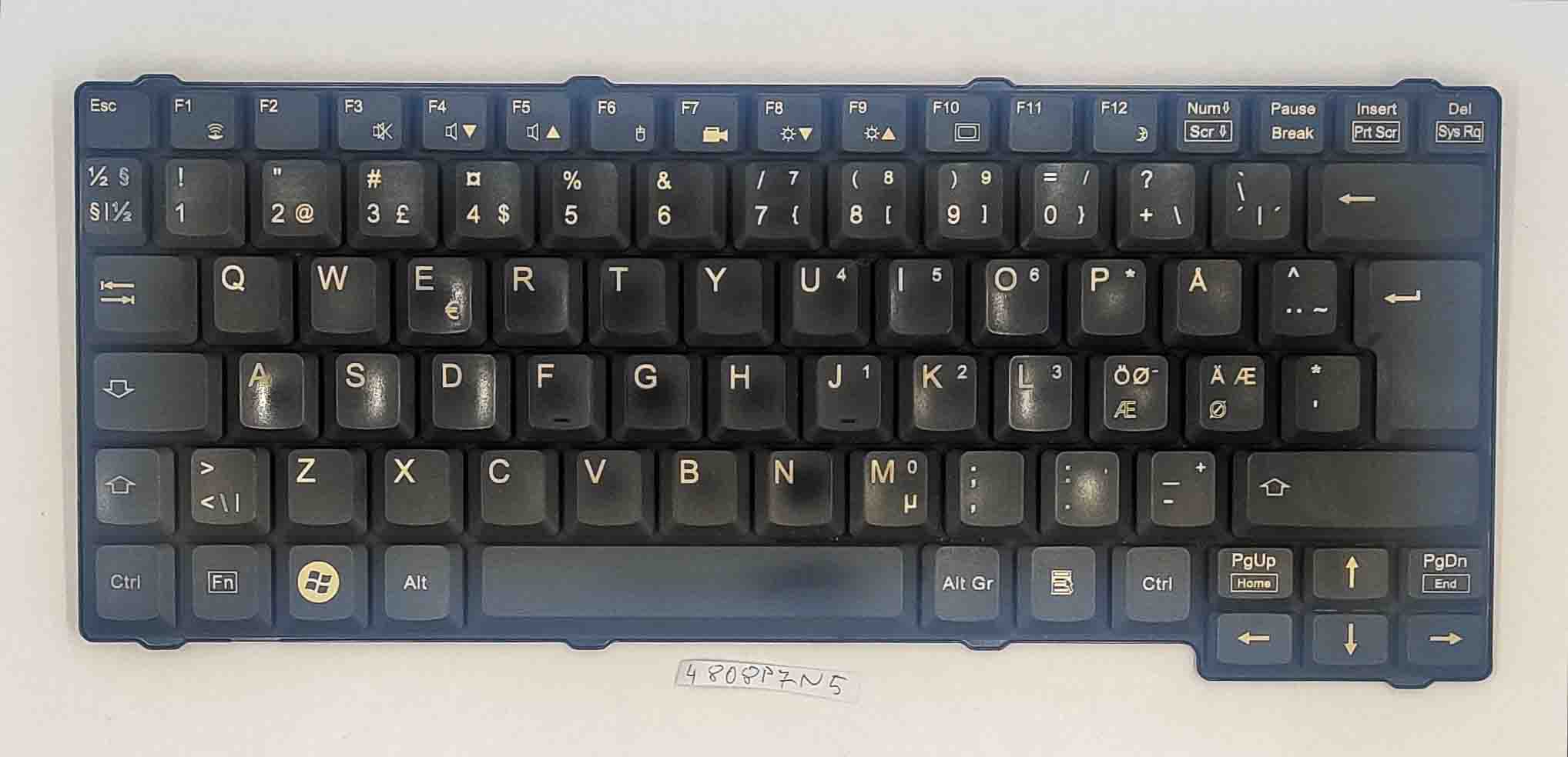 Clavier de remplacement X-YBKB d'origine Fujitsu Siemens Esprimo D9500 M9400 V5515 Nordic