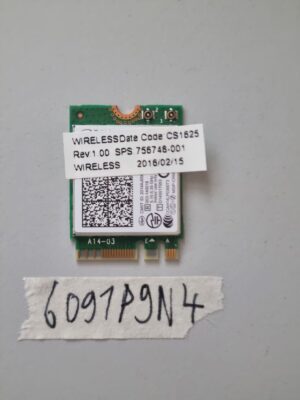 Carte mère pour ordinateur portable HP 756748-001 Intel Wireless-N 7265NGW M.2 NGFF Wi-Fi Bluetooth