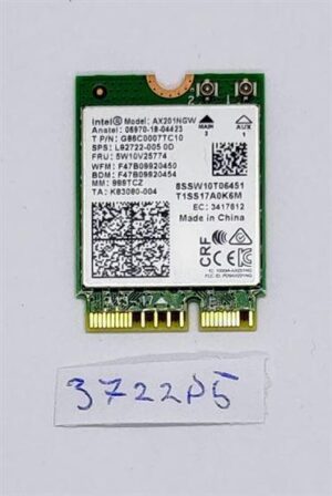 Carte Wi-Fi AX201NGW pour ordinateur portable HP EliteBook 840 G7 (mise à niveau sans fil Intel)