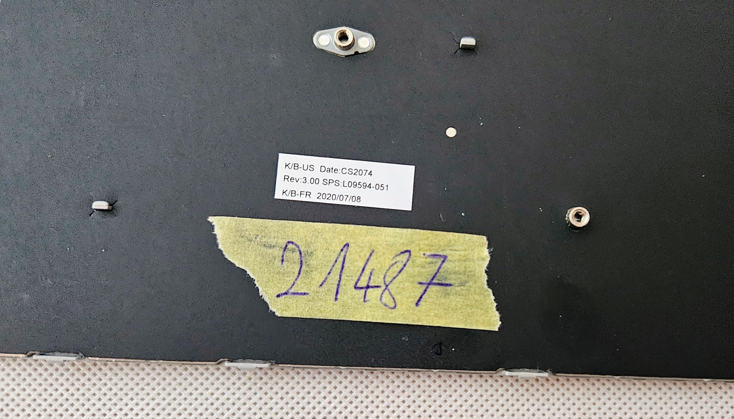 Clavier d'occasion pour HP ProBook 650 G4 655 G4 650 G5 - Disposition AZERTY - Non rétroéclairé - Plusieurs références compatibles – Image 3