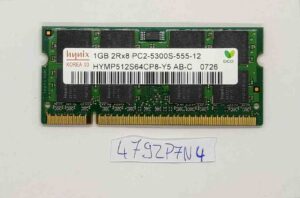 Module de mémoire HYNIX 1 Go PC2-5300S-555-12 pour Fujitsu Siemens Esprimo V5515