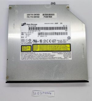 Pièces détachées pour ordinateur portable Hitachi GMA-4082N-Y Lenovo 3000 N200, lecteur DVD-RW (FRU 43N7629)