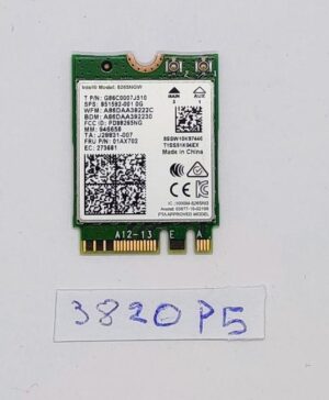 Carte Wi-Fi Intel Dual Band Wireless-AC 01AX702 8265NGW G86C0007J510 pour ordinateur portable