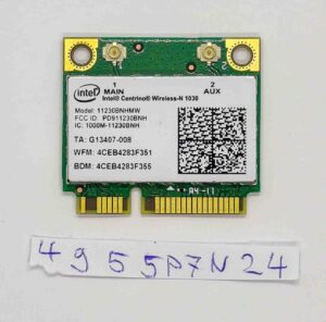 Carte Wi-Fi Intel Centrino Wireless-N 1030 11230BNHMW pour Fujitsu Lifebook AH531