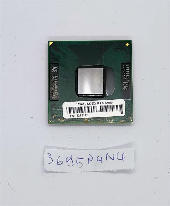 Processeur Intel Core 2 Duo T5500 1,66 GHz SL9SH double cœur pour ordinateur portable, socket 479