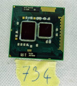 Processeur Intel Core i5-460M SLBZW 2,53 GHz (max. 2,80 GHz), PGA 2,5 GT 988 broches