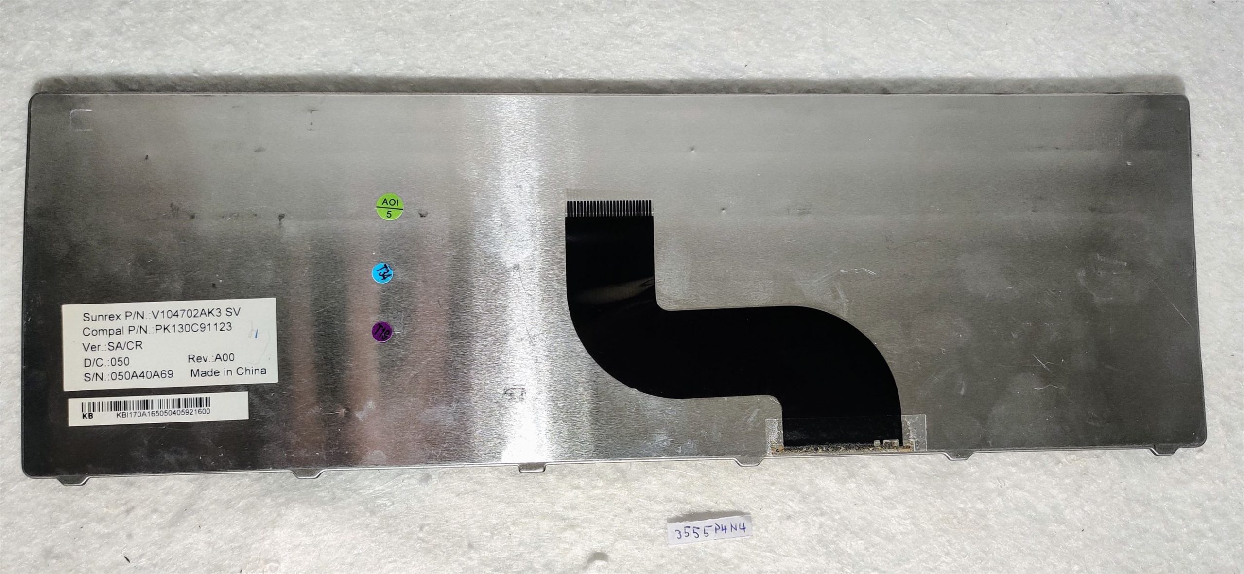 Clavier de remplacement pour Acer Aspire PK130C91123 V104702AK3 – Image 2