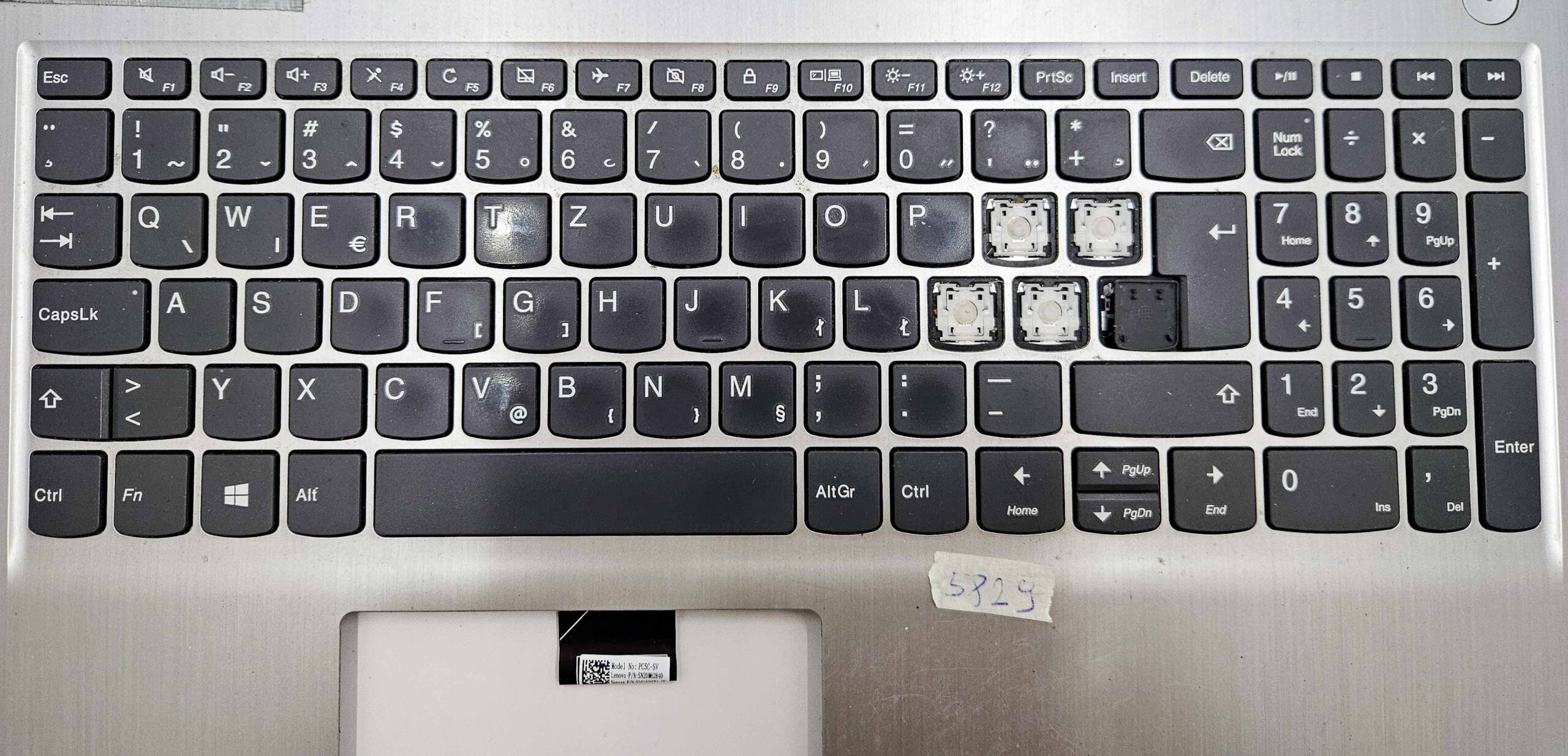 Touche de remplacement pour clavier Lenovo V330 V15 V17 – Choisissez votre touche