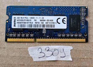 Mémoire RAM Kingston 2 Go PC3L-12800S pour ordinateur portable ACR16D3LFS1KBG2G 1Rx16