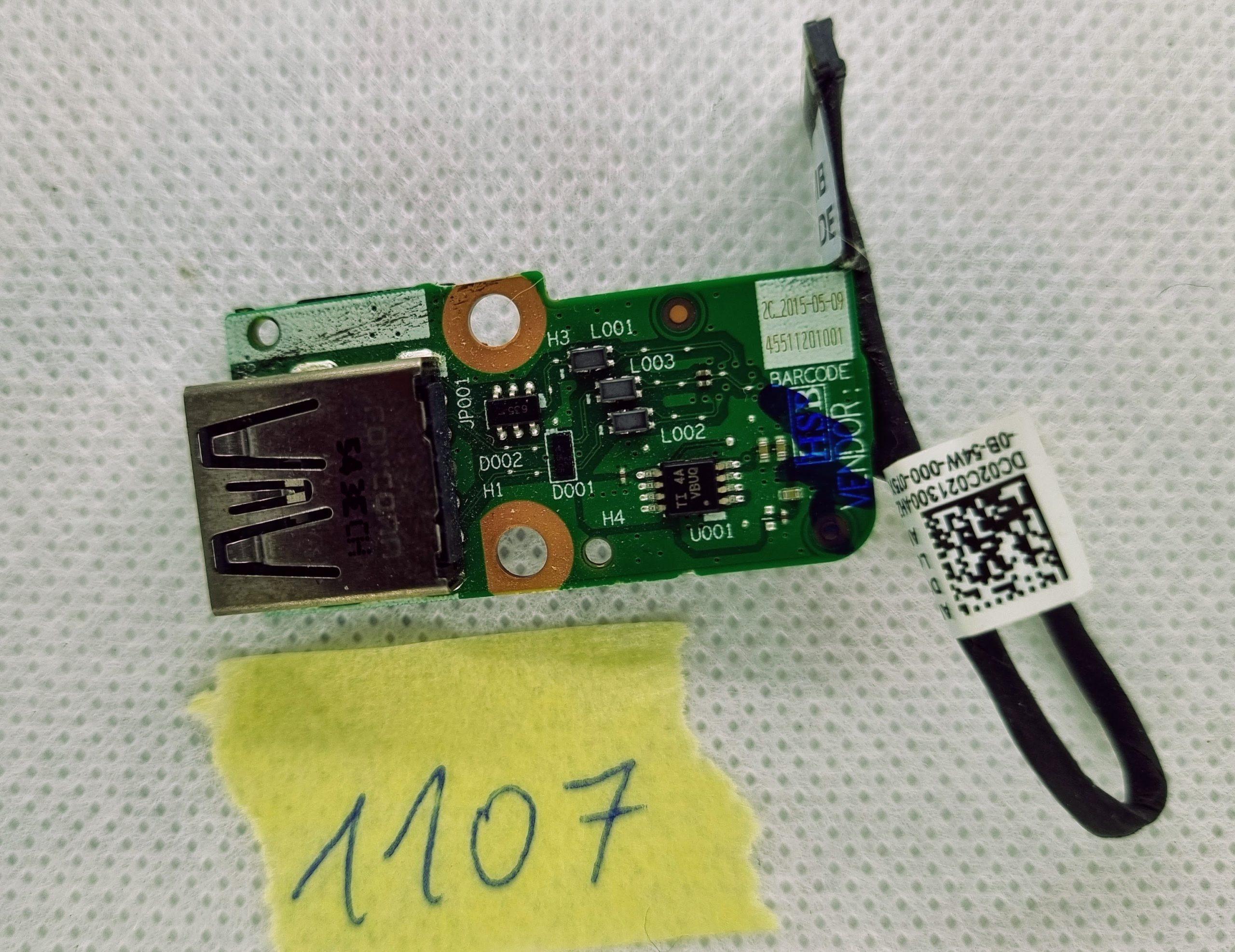 Carte d'E/S USB pour ordinateur portable Lenovo ThinkPad T450 série 20BU 20BV 20DJ avec câble 00HN553