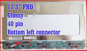 Écran LCD 17,3" FHD 1920 x 1080 brillant pour ASUS ROG G750JX, 40 broches, neuf