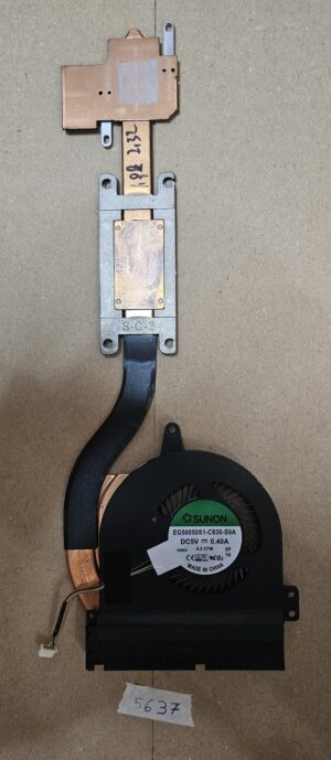 Ventilateur et dissipateur thermique pour processeur Latitude 5470 - Pièce de rechange d'origine