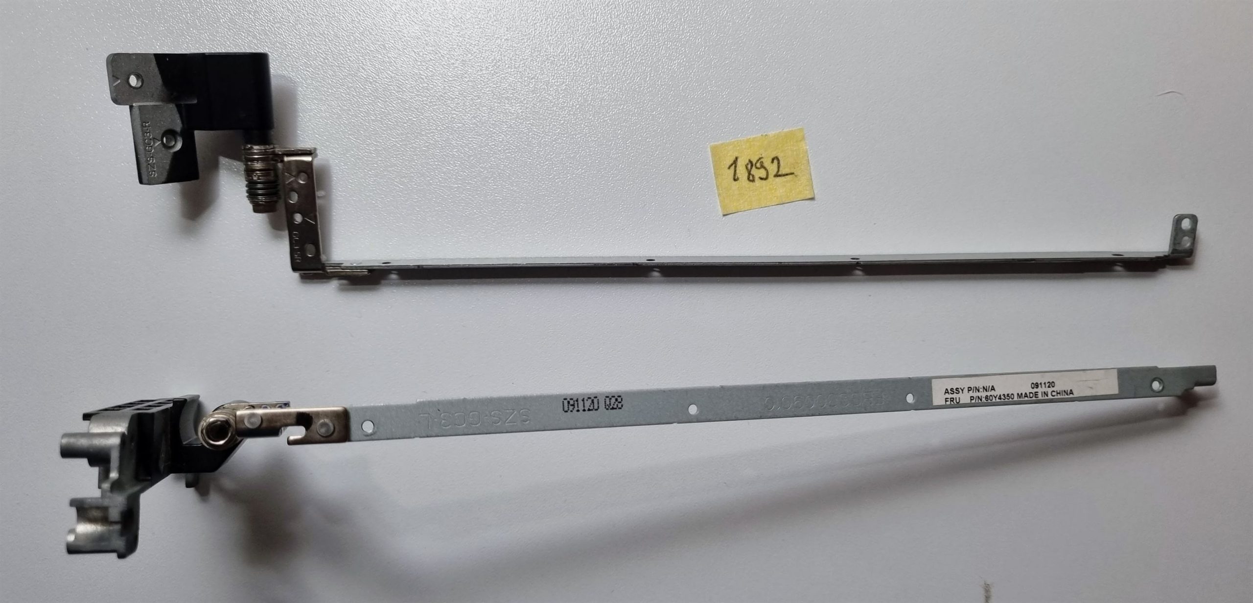 Kit de charnières Lenovo pour ThinkPad T510 60Y4350 FBGC3009010 FBGC3008010 - Pièces d'origine