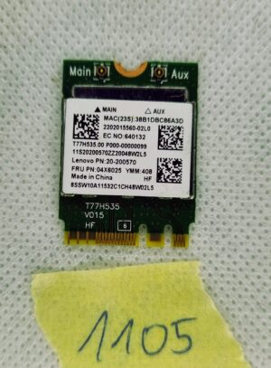 Carte Wi-Fi sans fil RTL8723BE pour ordinateur portable Lenovo Ideapad Z50-70 15,6 pouces