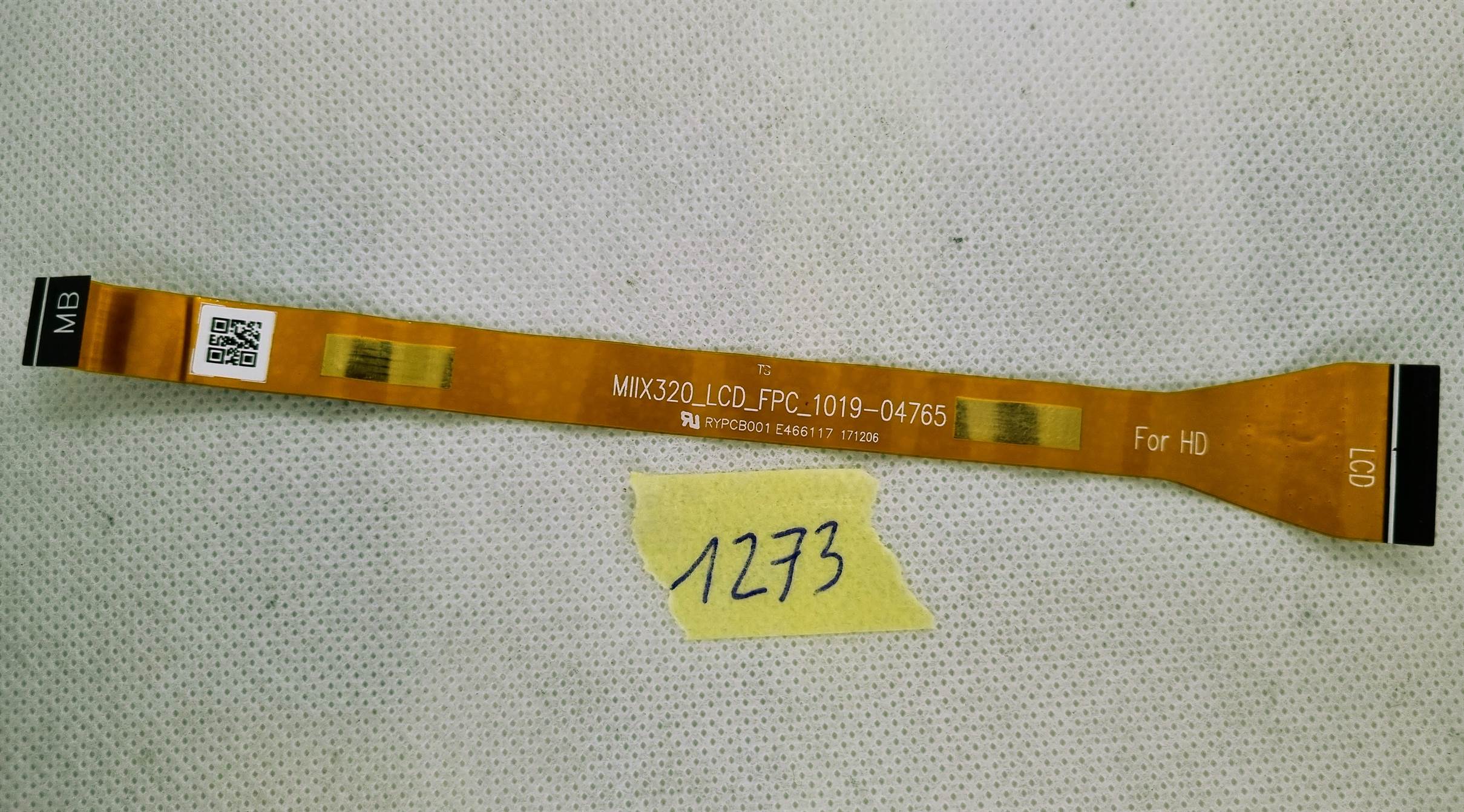 Câble vidéo LCD 10.1 pour Lenovo Miix 320-10ICR MIIX320_LCD_FPC_1019-04765 1019-04765