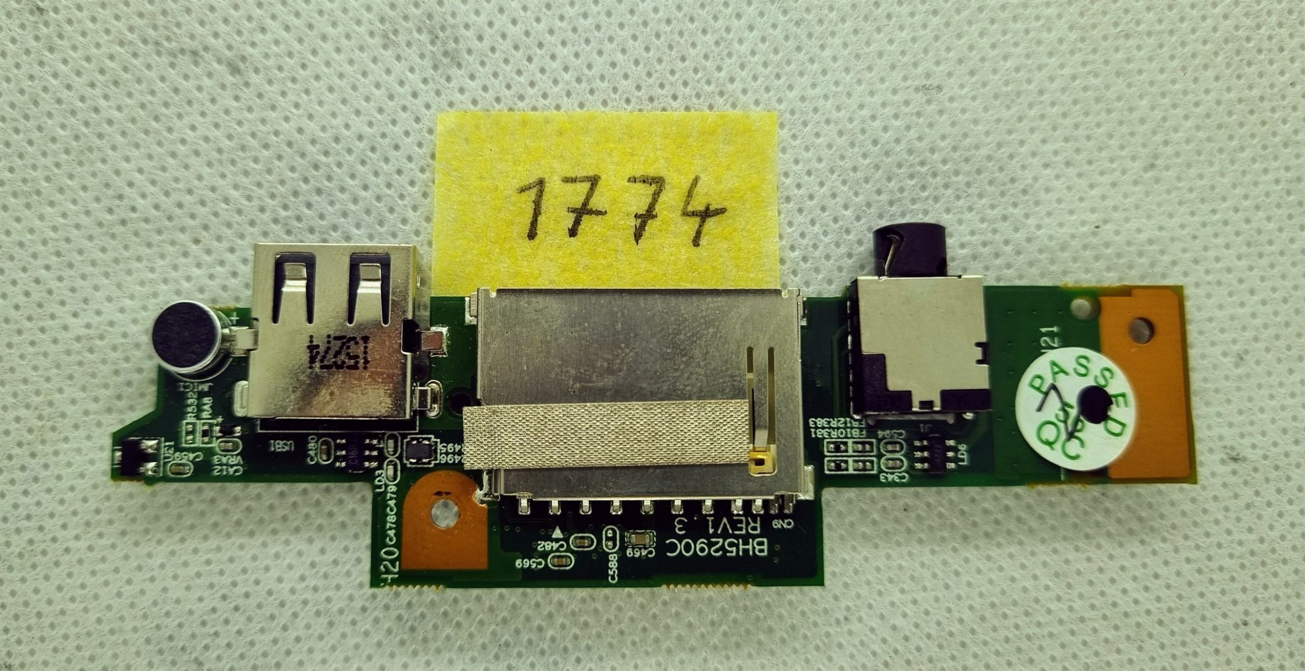 Carte de prise casque et lecteur de carte SD USB pour Lenovo S20-30 BH5290C