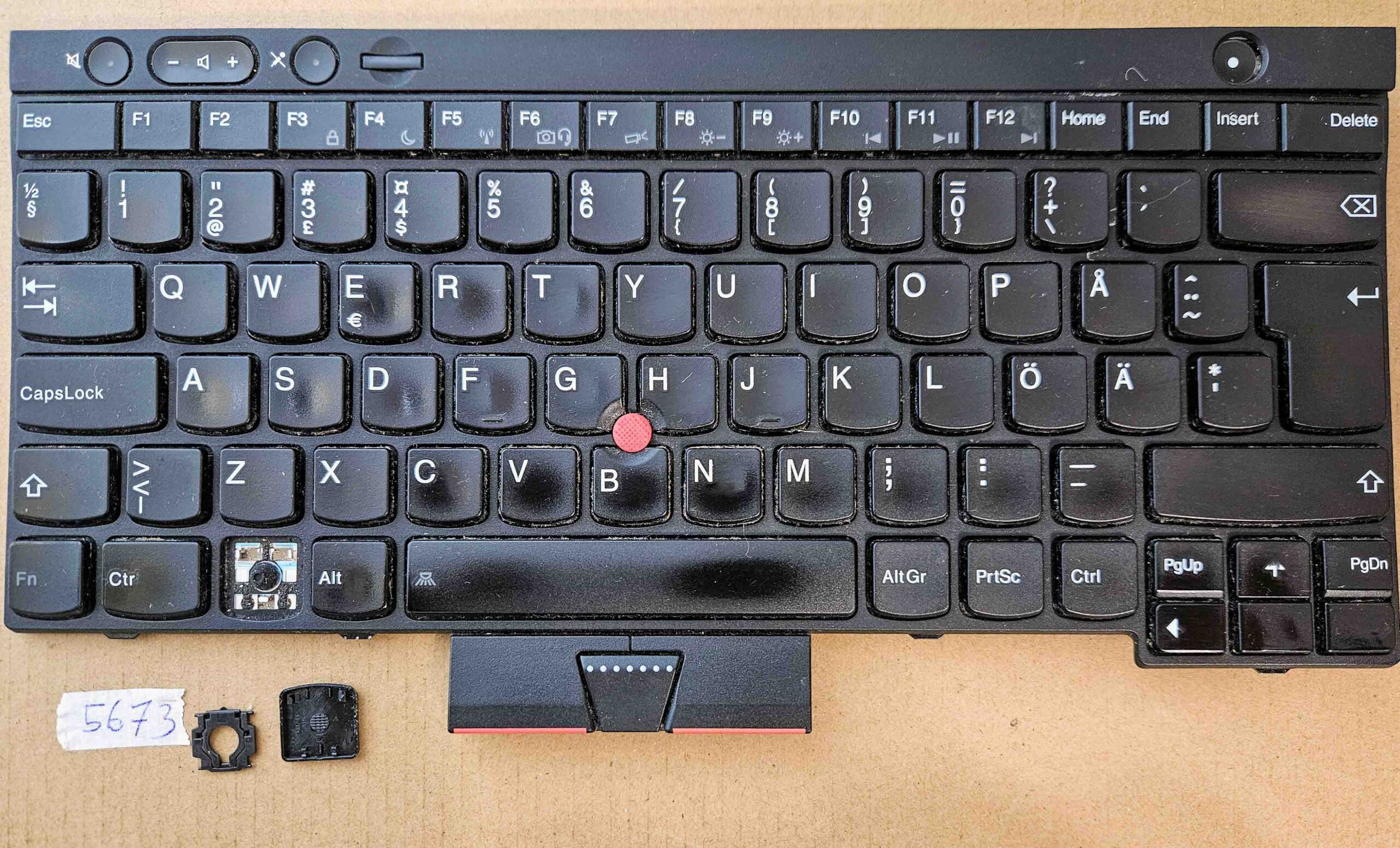 Touches de clavier CS1285 pour Lenovo ThinkPad T530 – Pièces de rechange d'origine pour ordinateur portable