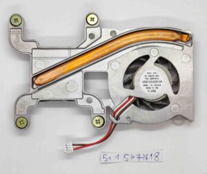 Dissipateur thermique et ventilateur pour processeur Lenovo ThinkPad X40 – Pièces de rechange d'origine