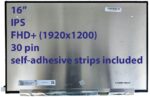 Écran LCD IPS 16" FHD+ mat, 30 broches, neuf, pour ASUS Vivobook F1605ZA