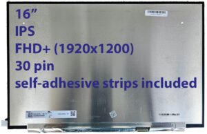 Écran LCD 16" FHD+ 1920x1200 IPS Mat 30 broches Non tactile Neuf