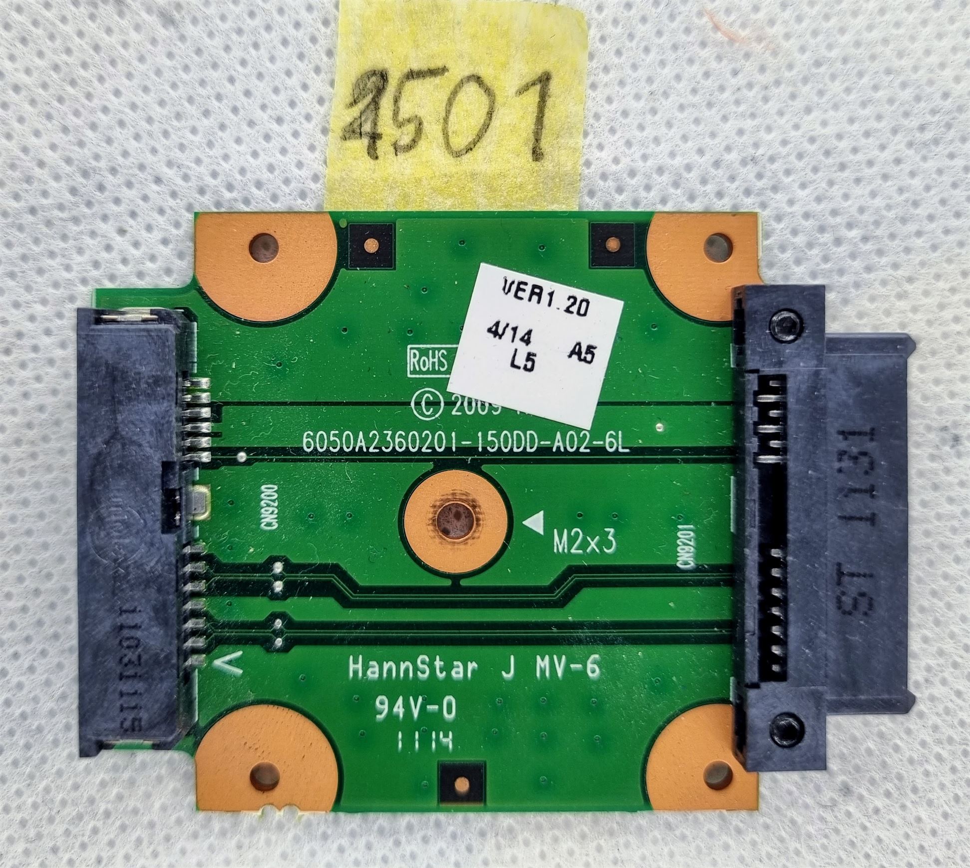 Carte adaptateur 6050A2360201 pour lecteur de DVD optique ODD pour ordinateur portable HP 625