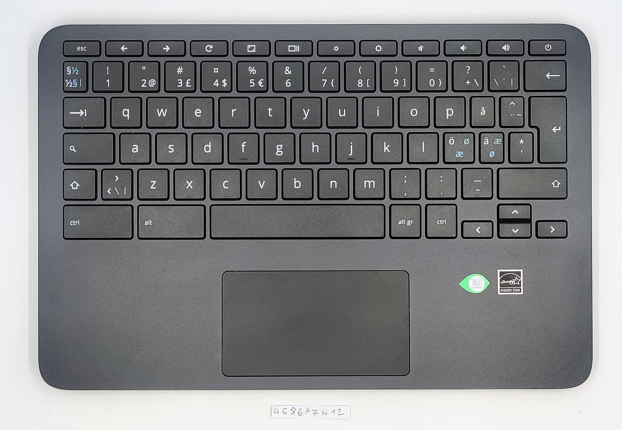 Pièces de rechange pour ordinateur portable HP Chromebook 11A G8 EE avec repose-poignets, pavé tactile et clavier
