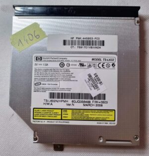 Lecteur de CD-DVD réinscriptible OEM HP Lite-On TS-L632NHPMH 445953-FC0 C1-Y3-q2