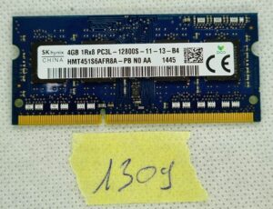 Mémoire DDR3 SODIMM 4 Go 1600 MHz SK Hynix Corée CL11 HMT451S6AFR8A-PB