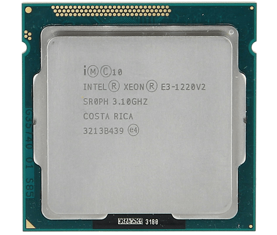 Processeur Intel Xeon E3-1220v2 SR0PH 3,10 GHz à quatre cœurs – Testé et fonctionnel