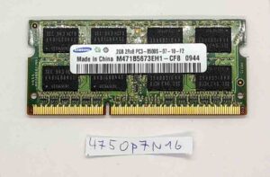 Samsung 2 Go de RAM DDR3 SODIMM M471B5673FH1-CF8