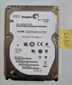 Disque dur SATA Seagate ST9250315AS 250 Go (9HH132-286 0002SDM1 6VC SU) pour ordinateur portable