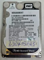 Disque dur WD Western Digital Scorpio Black 500 Go SATA WD5000BEKT-75KA9TO - Stockage haute performance