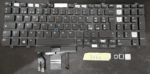 Clavier individuel pour ordinateur portable Dell Latitude E5550, Precision 3510/7510 - Rétroéclairé - Pièce 0HYRF9