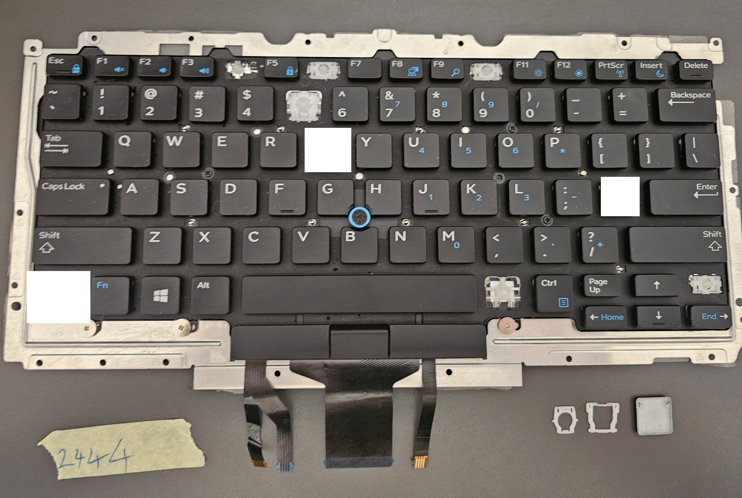Clavier à touches simples pour Dell Latitude 7280, 7380, 7290, 7389, 7390, clavier américain 00NPN8 (rétroéclairé)