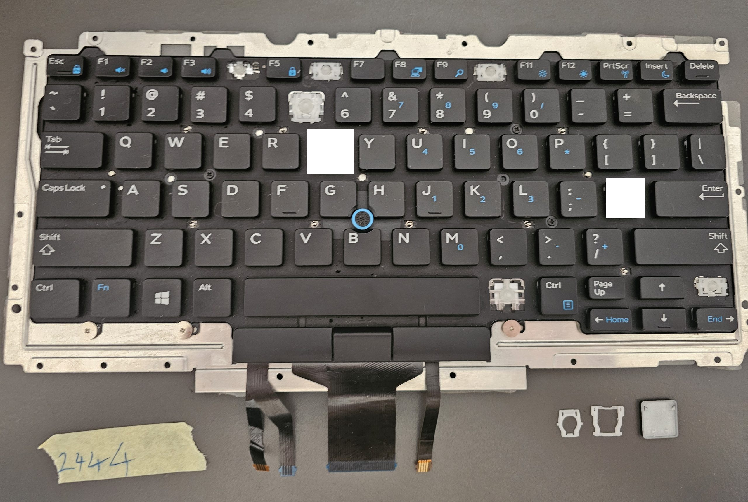 Clavier d'ordinateur portable d'origine pour Dell Latitude E5490 E7470 7490 - Rétroéclairé (anglais américain) - Pièce D19TR WTYY8