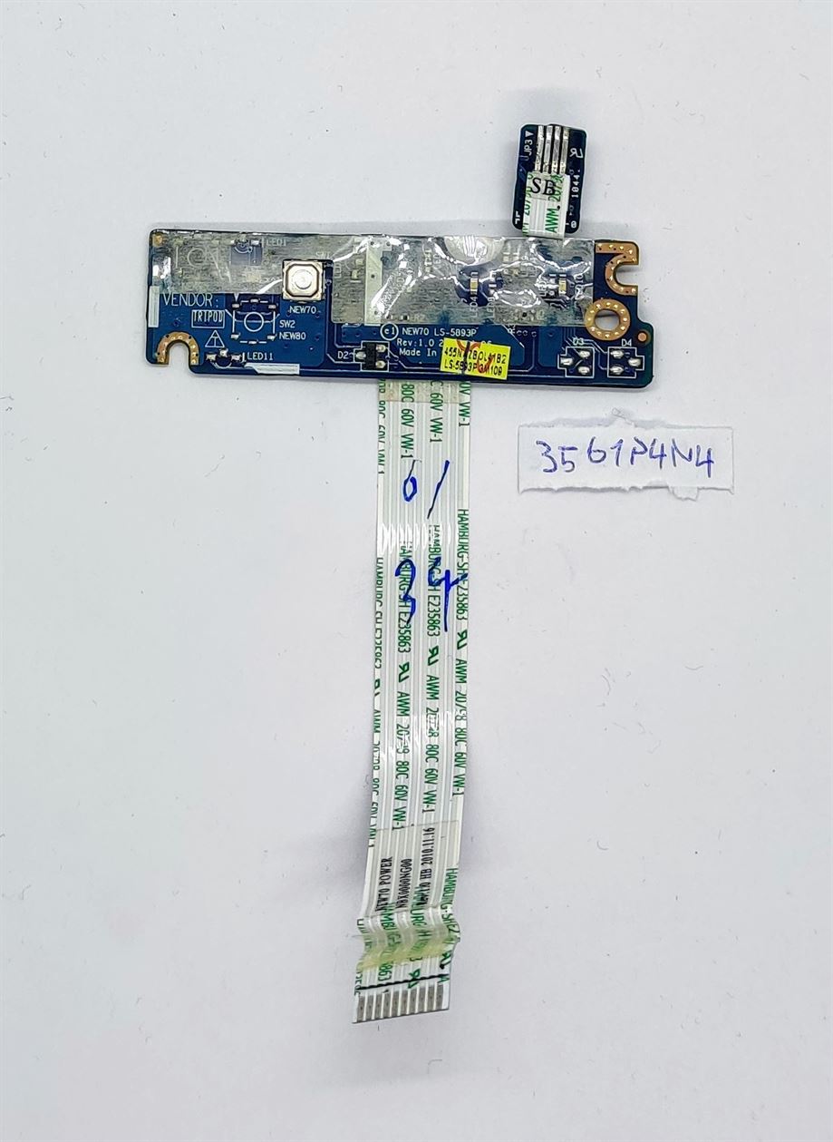 Bouton d'alimentation eMachines E642 - Carte de commutation E642G Carte d'alimentation