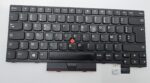 Clavier français noir pour ordinateur portable Lenovo ThinkPad T480 A485 (01HX350)