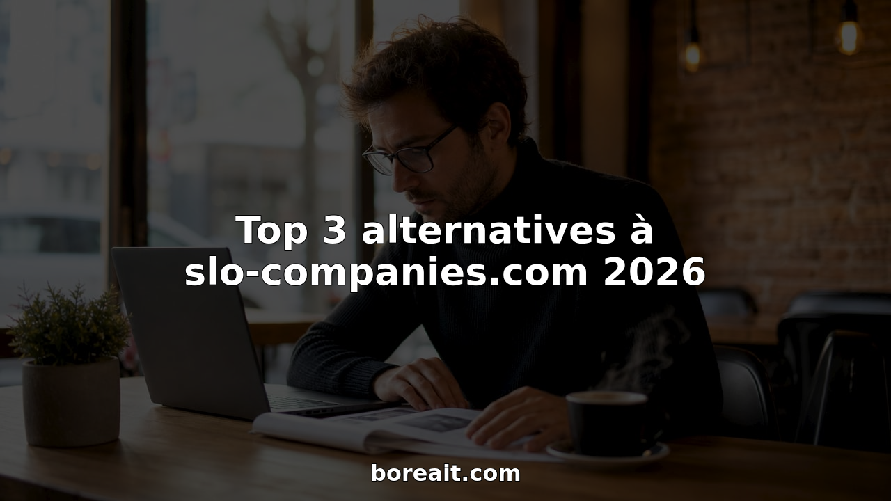 Un expert en informatique étudie différentes alternatives à slo-companies.com afin de trouver la solution la plus adaptée.