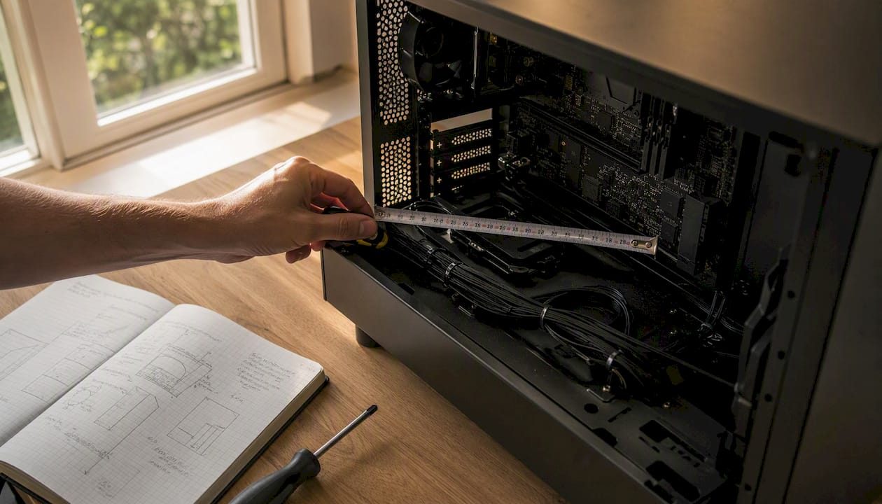 Vérifier l’espace disponible à l’intérieur de son boîtier PC