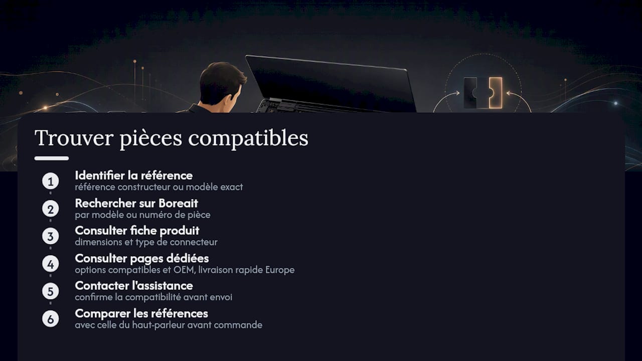 Où trouver des pièces de remplacement fiables pour son laptop ? — overview diagram