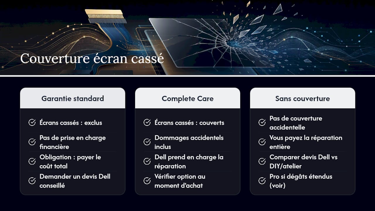 La garantie Dell couvre-t-elle un écran cassé ? — overview diagram