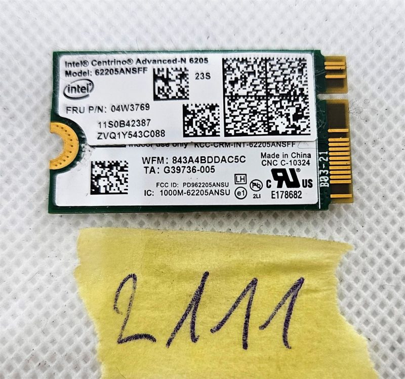 04W3769 62205ANSFF Centrino Advanced N X1 Carbon Wireless Card - Pouzdana povezivost