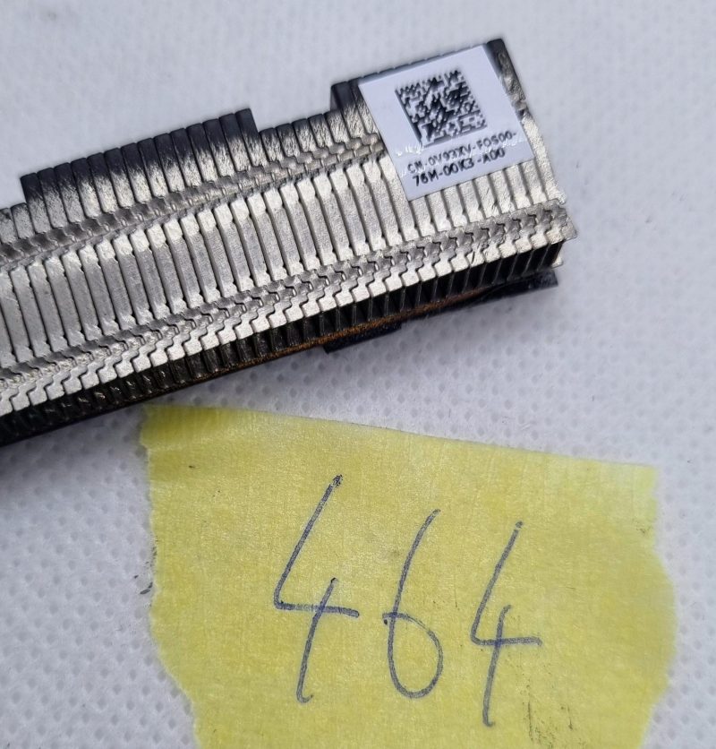 0V93XV Dell toplinski modul hladnjaka Latitude 5490 - Slika 2